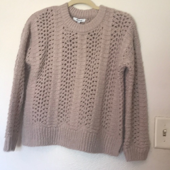 Madewell windmere pointelle sweater xsmall - Picture 7 of 7